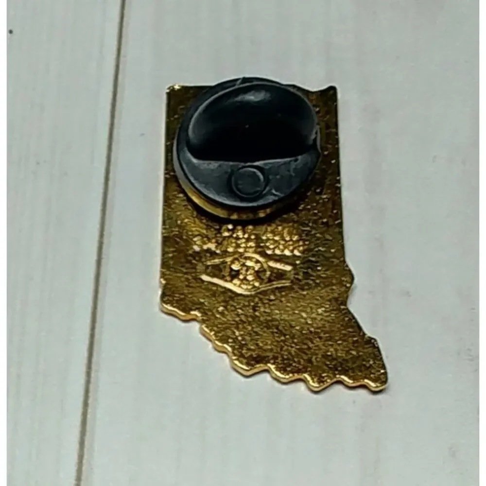 IBEW Local Labor Union 1393 Indianapolis, IN State Shaped 50th Anniversary Pin